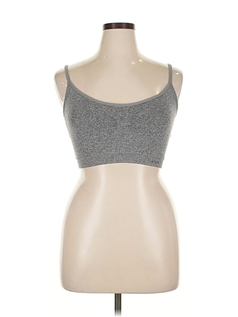 Pre-owned Nautica Tank Top Gray Strapless Neckline Tops
