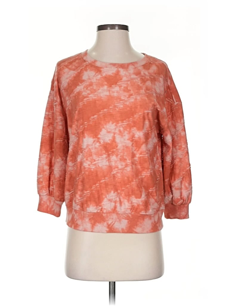 Pre-owned Simply Vera Vera Wang Pullover Sweater In Orange