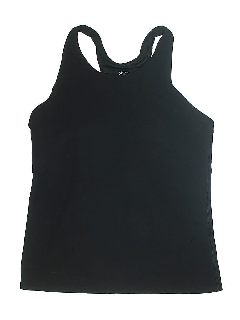 Pre-owned Athleta Kids' Active Tank Top In Black