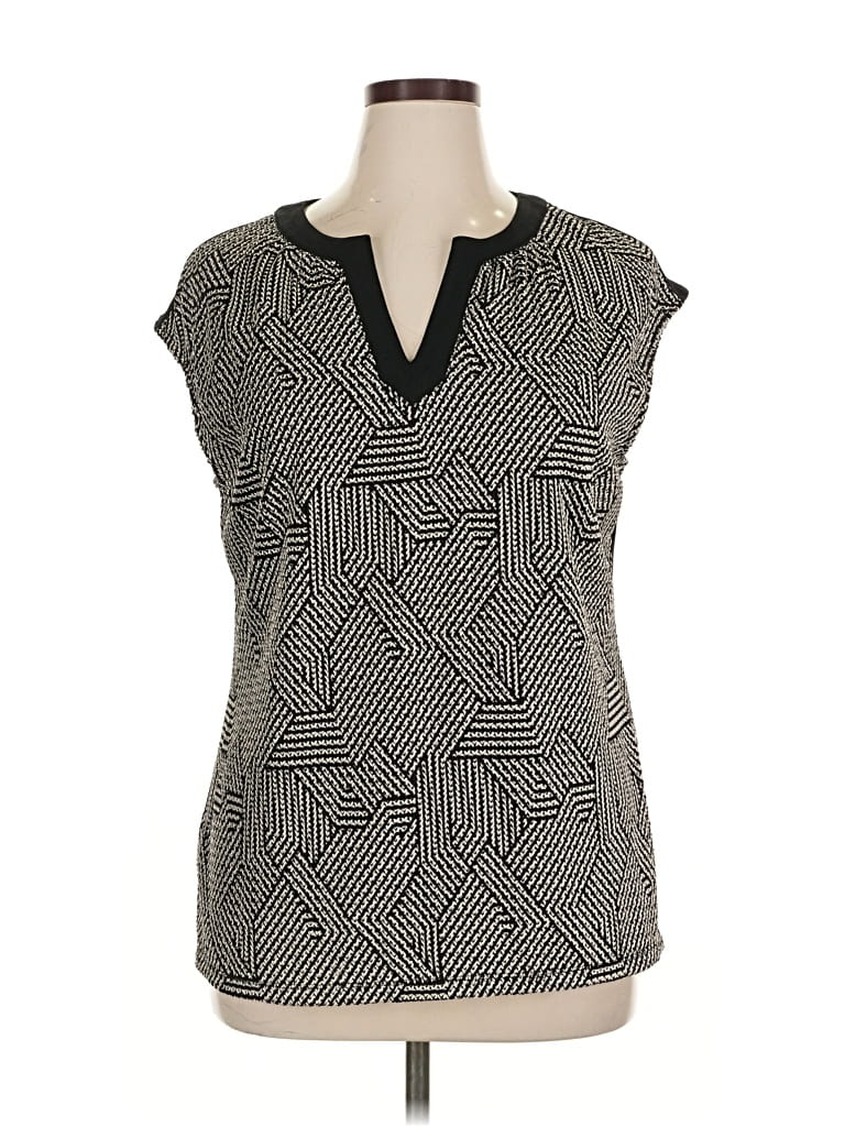Pre-owned 7th Avenue Design Studio New York & Company Sleeveless Blouse In Gray