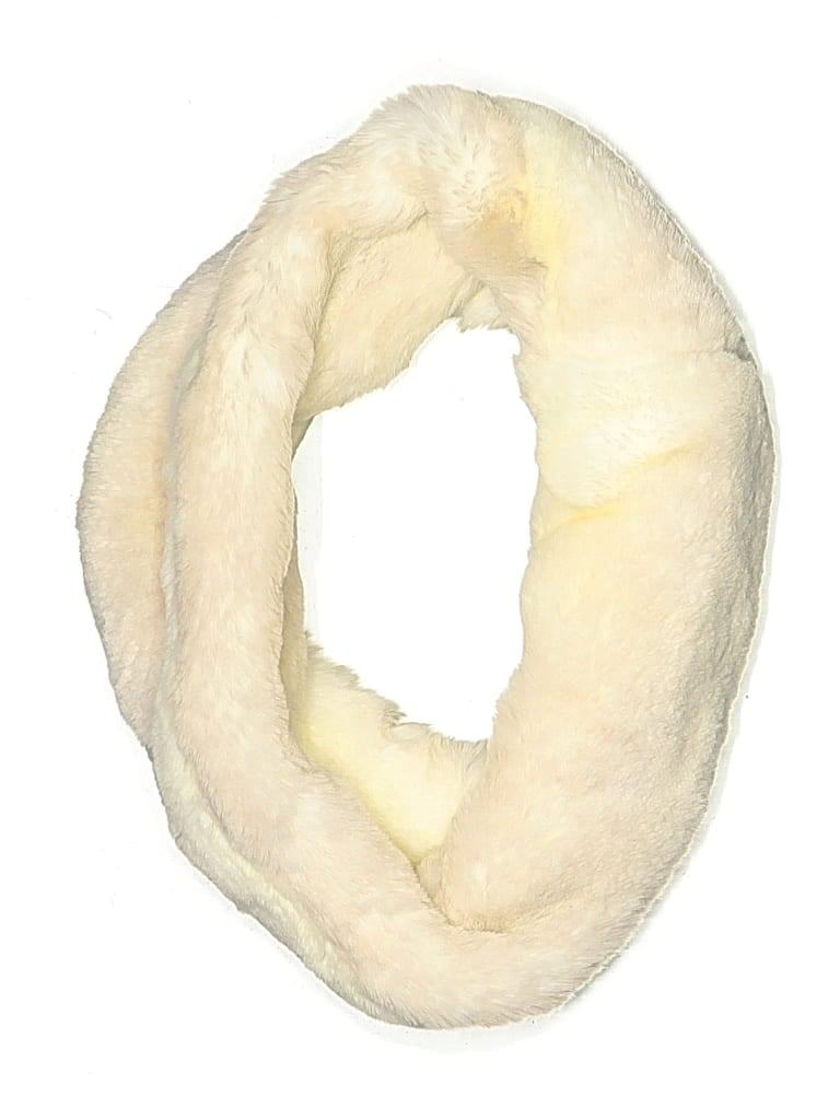 Pre-owned Donna Salyers Fabulous-furs Scarf In White