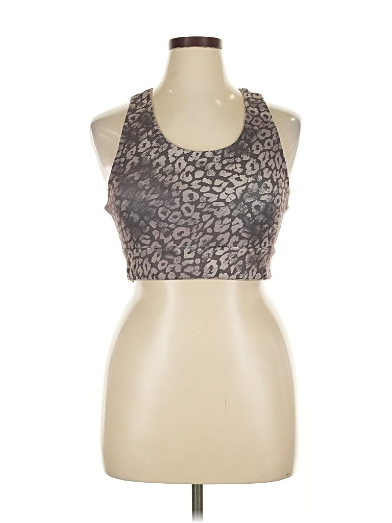 Pre-owned Max Studio Tank Top Gray Halter Neckline Tops