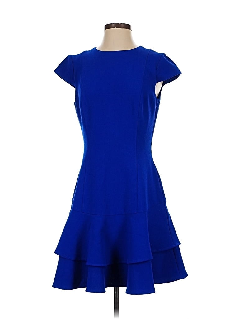 Pre-owned Eliza J Cocktail Dress In Blue