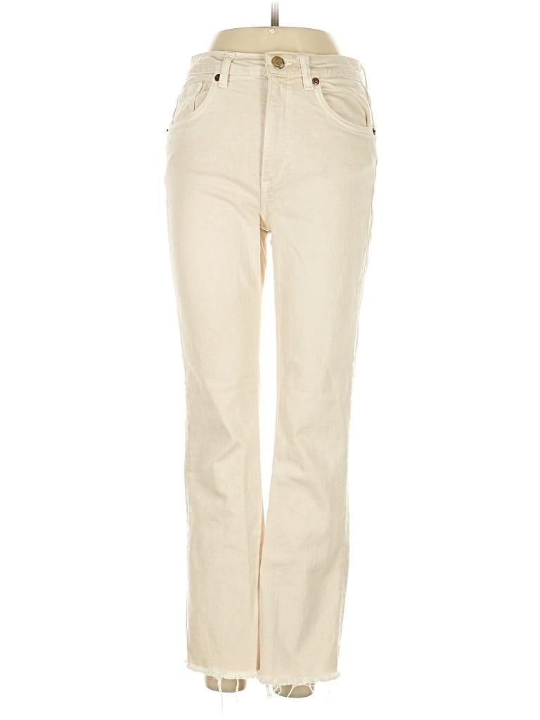 Pre-owned Zara Jeans In White