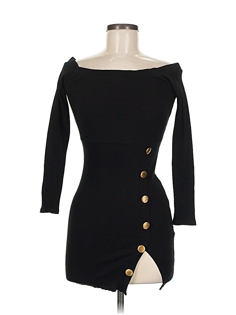 Pre-owned Fashion Nova Cocktail Dress In Black