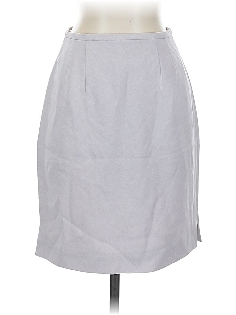 Pre-owned Valerie Stevens Formal Skirt In Gray