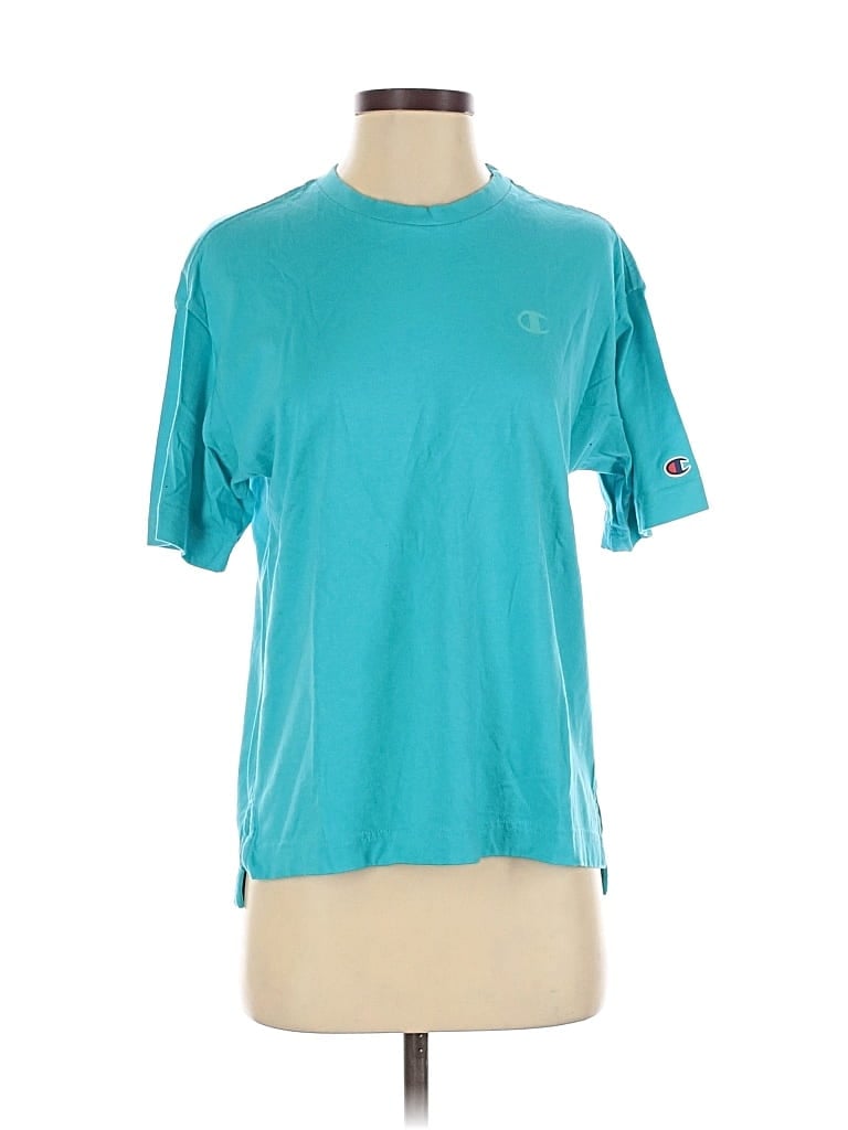 Pre-owned Champion Active T-shirt In Blue