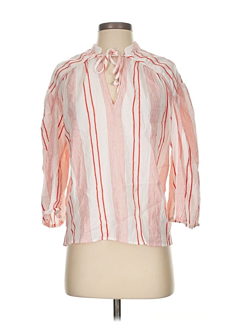 Click to view more detailed imagery on our partner's website Pre-owned Joie 3/4 Sleeve Blouse In Pink