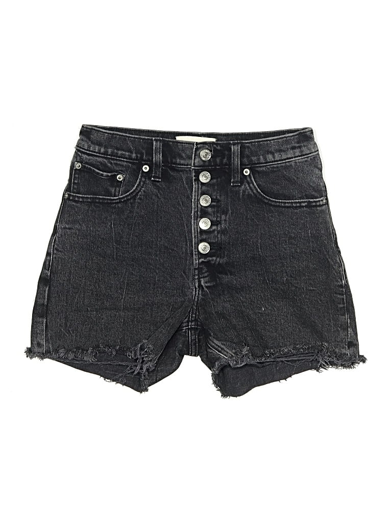 Pre-owned Abercrombie & Fitch Denim Shorts In Black