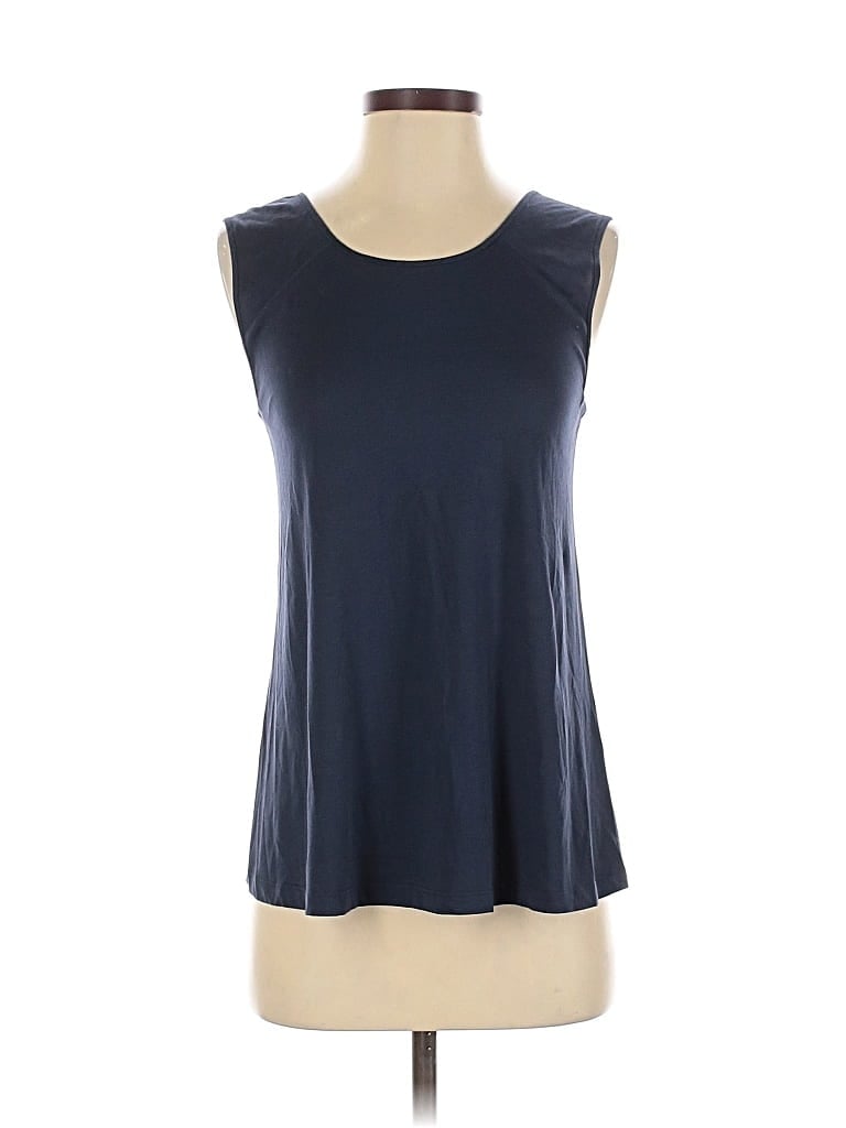 Pre-owned Tse Sleeveless T-shirt In Blue