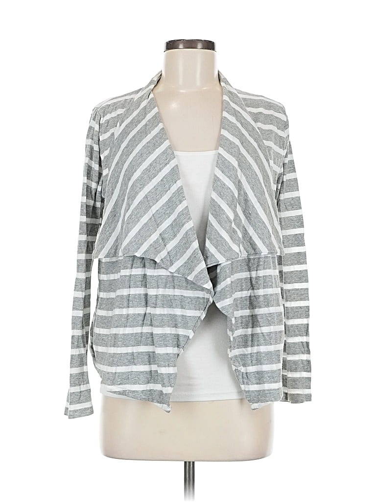 Pre-owned J.crew Factory Store Cardigan Sweater In Gray