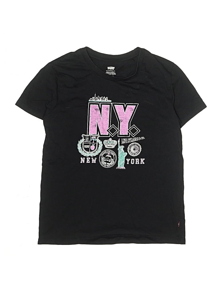 Pre-owned Levi's Kids'  Short Sleeve T-shirt In Black