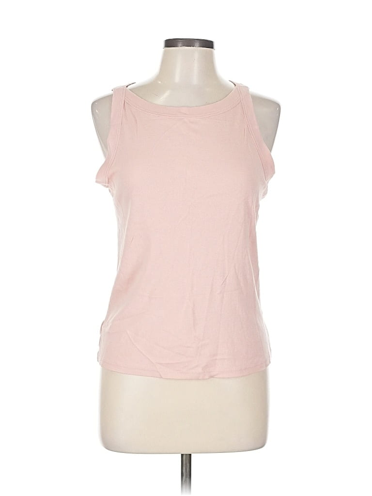 Pre-owned Ann Taylor Loft Sleeveless T-shirt In Pink