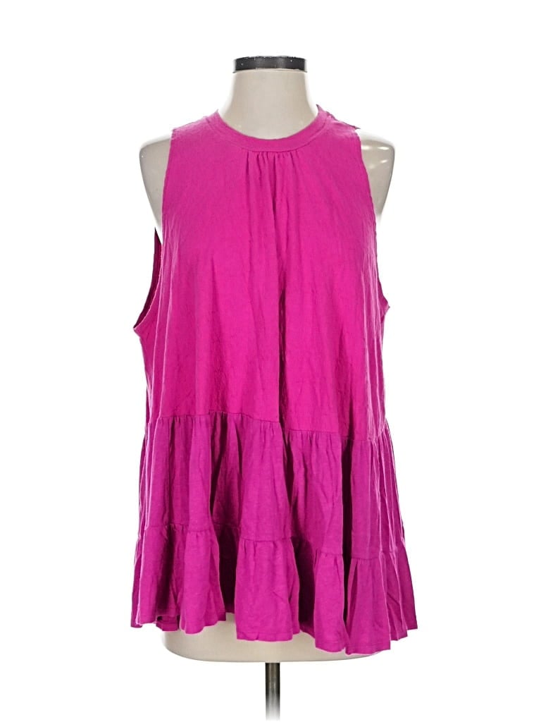 Pre-owned Free People Sleeveless Blouse In Pink