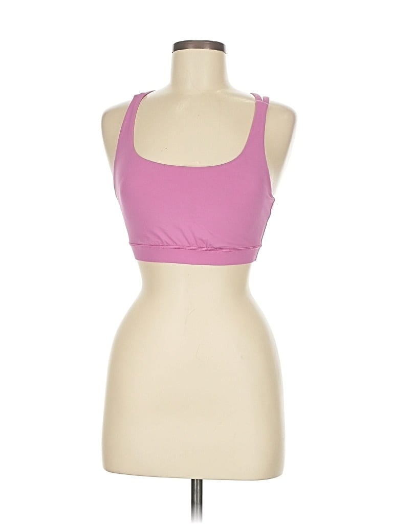 Pre-owned Lululemon Athletica Sports Bra In Pink