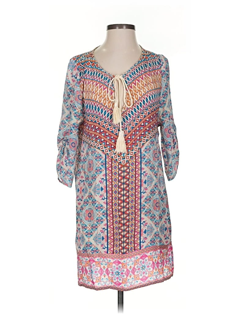 Pre-owned Tolani Casual Dress In Blue