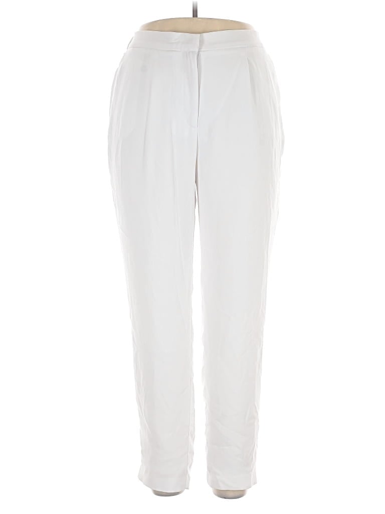 Pre-owned Jessica London Casual Pants In White