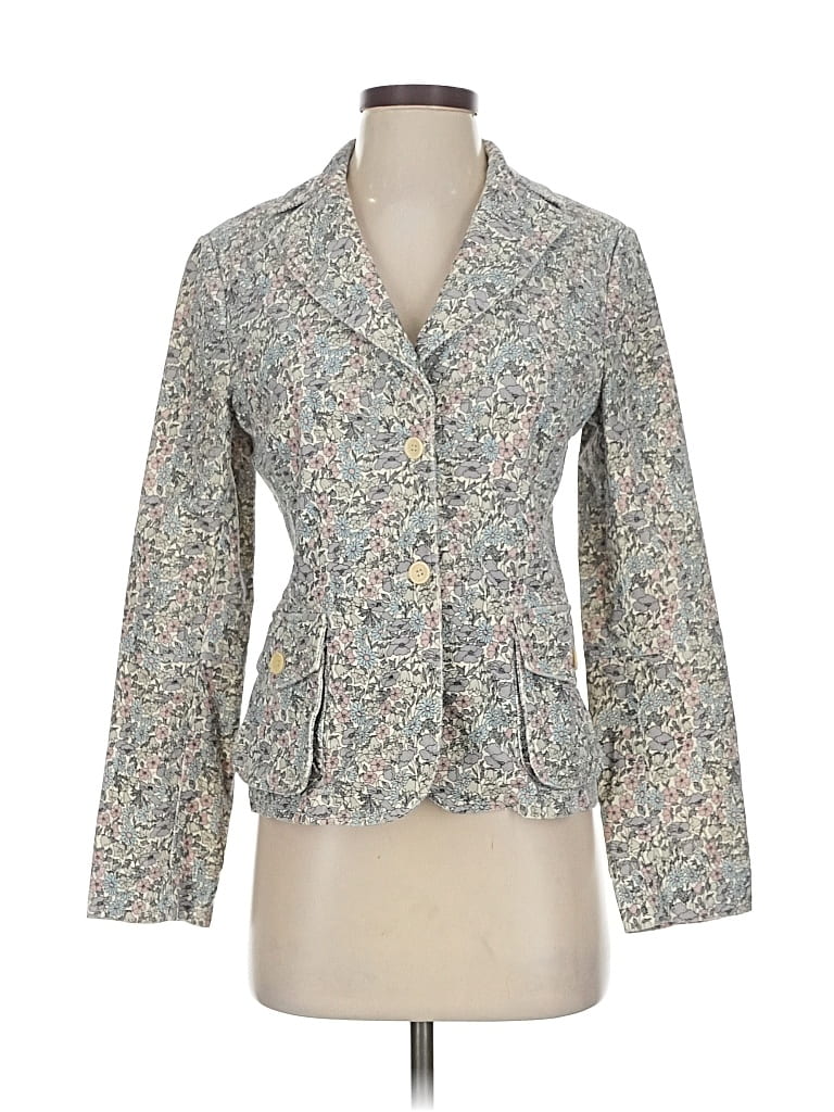 Pre-owned Bcbgmaxazria Blazer Jacket In White