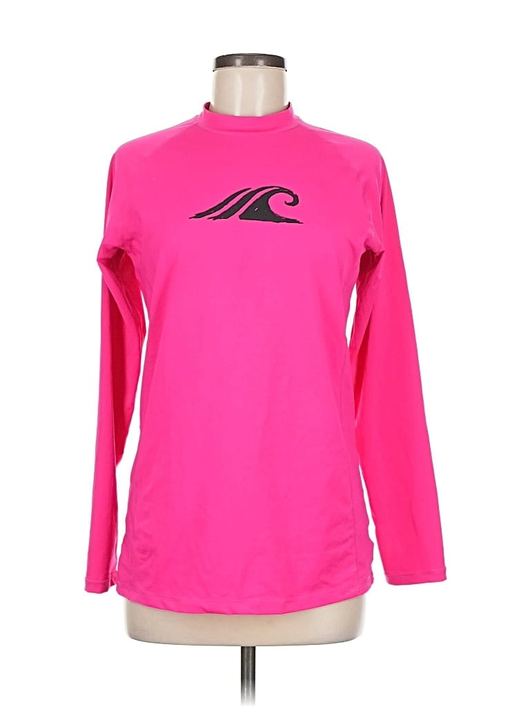 Pre-owned Assorted Brands Long Sleeve T-shirt In Pink