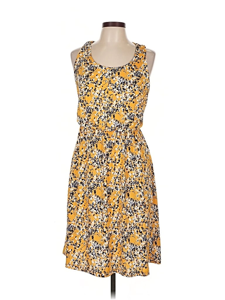 Pre-owned Kaileigh Casual Dress In Yellow