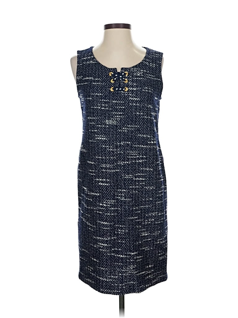Pre-owned St John Casual Dress In Blue