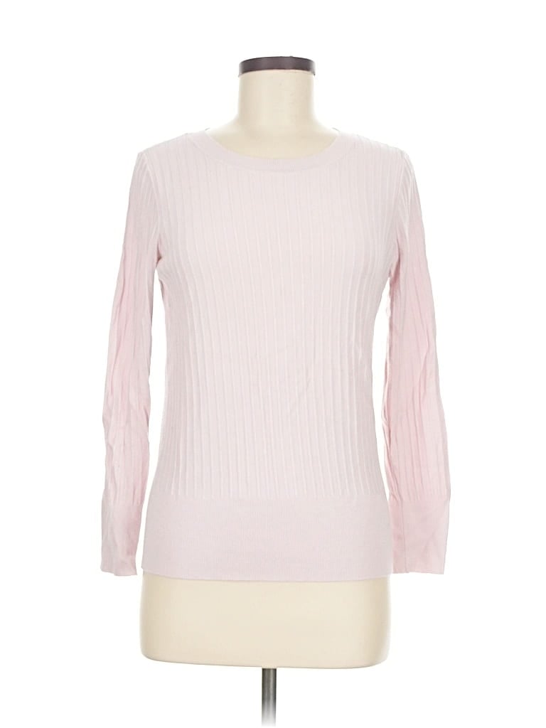 Pre-owned Ann Taylor Factory Pullover Sweater In Pink
