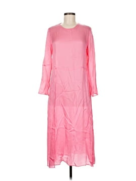 bimba y lola pink dress Bimba Y Lola Cactus-Print Motif Dress in Pink