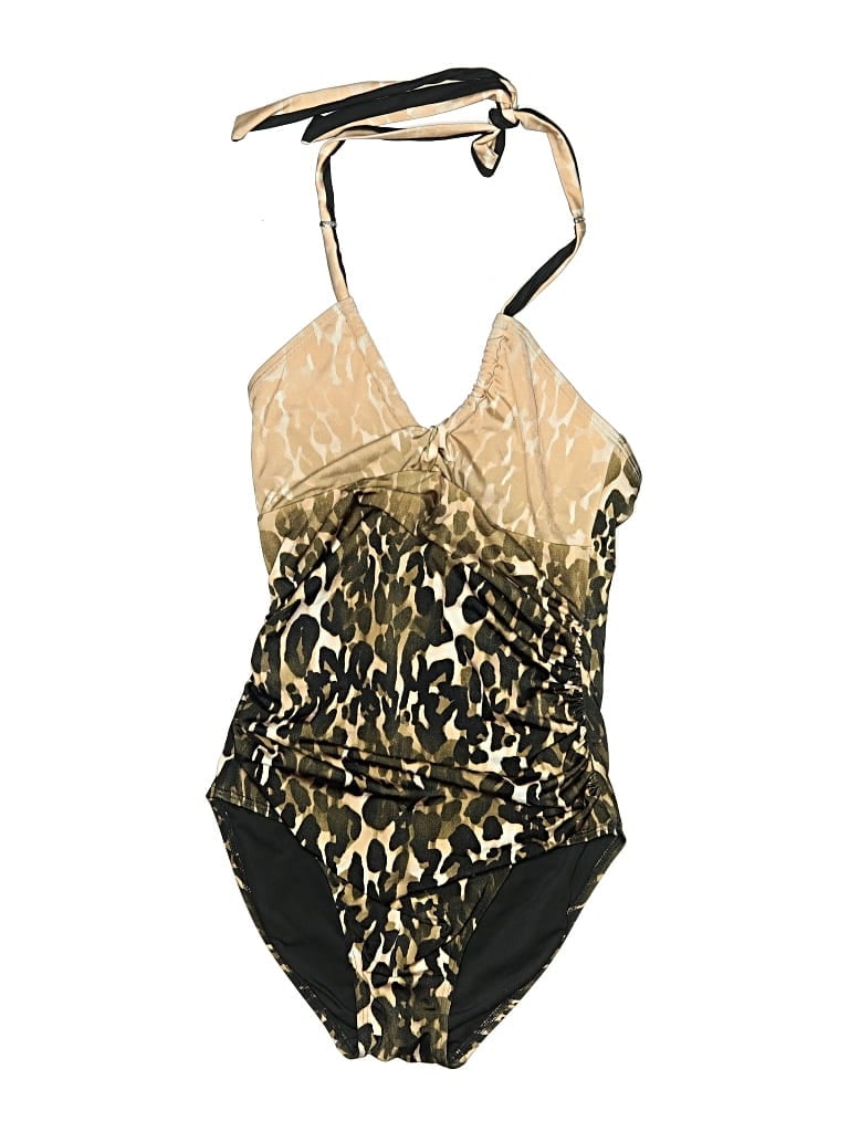 CALVIN KLEIN Pre-owned One Piece Swimsuit In Gold