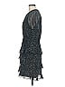 Madewell 100% Polyester Animal Print Gray Cocktail Dress Size 6 - photo 5