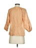 Every 100% Ramie Orange 3/4 Sleeve Blouse Size XS - photo 2