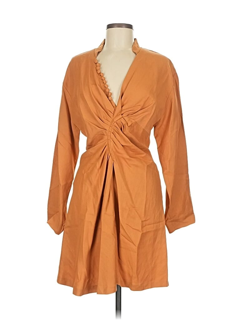 Pre-owned Sandro Casual Dress In Orange
