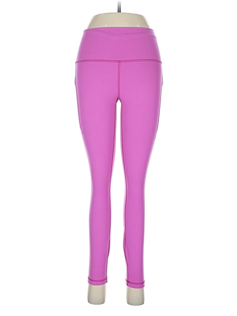 Pre-owned Lululemon Athletica Yoga Pants In Purple