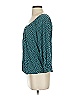 MICHAEL Michael Kors Teal 3/4 Sleeve Blouse Size S - photo 5