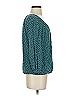MICHAEL Michael Kors Teal 3/4 Sleeve Blouse Size S - photo 4