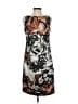 NW Nightway Print Gray Cocktail Dress Size 4 - photo 1