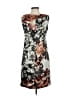 NW Nightway Print Gray Cocktail Dress Size 4 - photo 2
