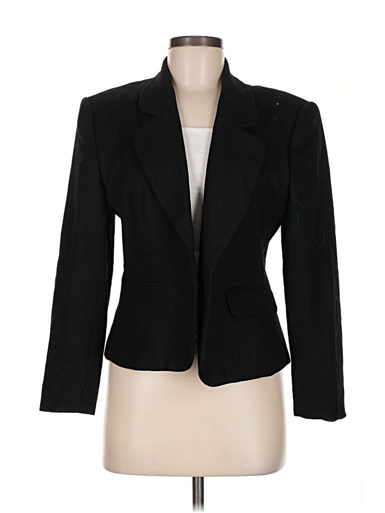 Pre-owned Assorted Brands Blazer Jacket In Black