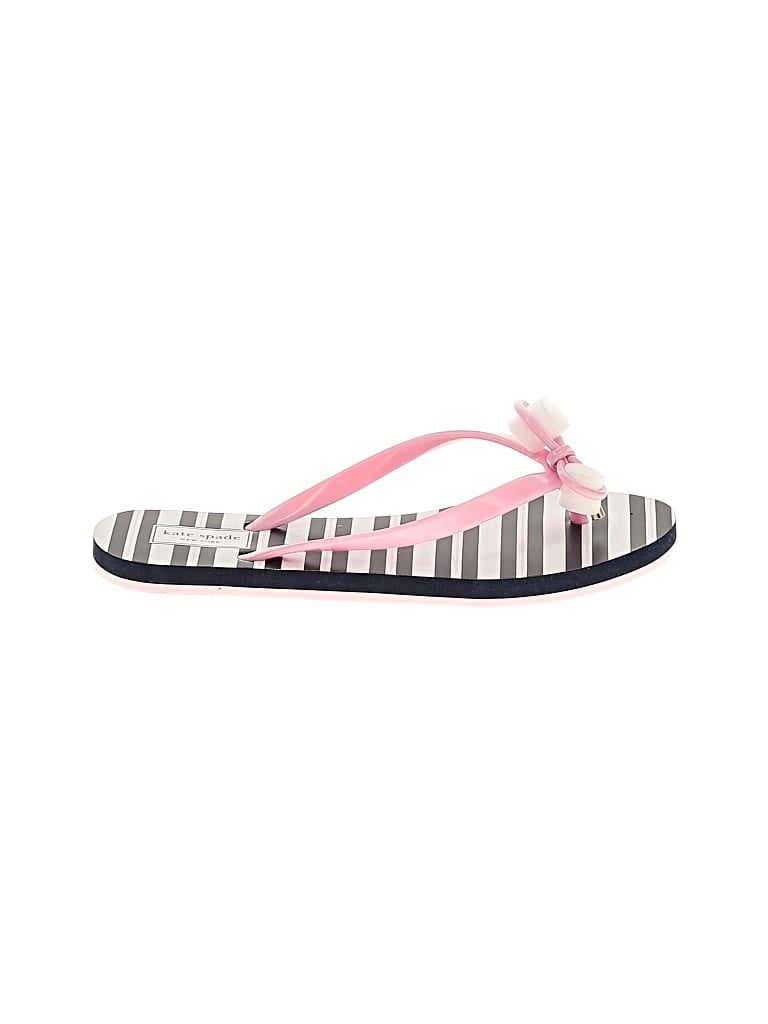Pre-owned Kate Spade New York Flip Flops In Pink
