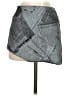 Zemeta 100% Polyester Graphic Gray Denim Skirt Size S - photo 2
