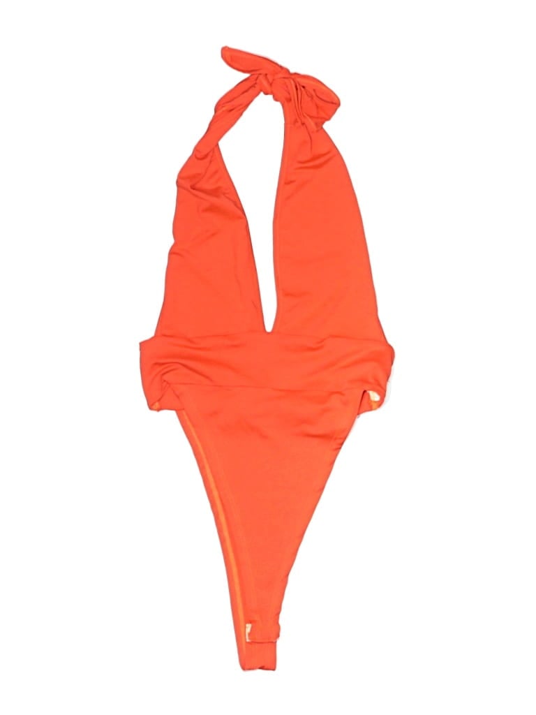 Pre-owned Assorted Brands Bodysuit In Orange