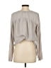 Calypso St. Barth 100% Polyester Gray Long Sleeve Blouse Size XS - photo 2