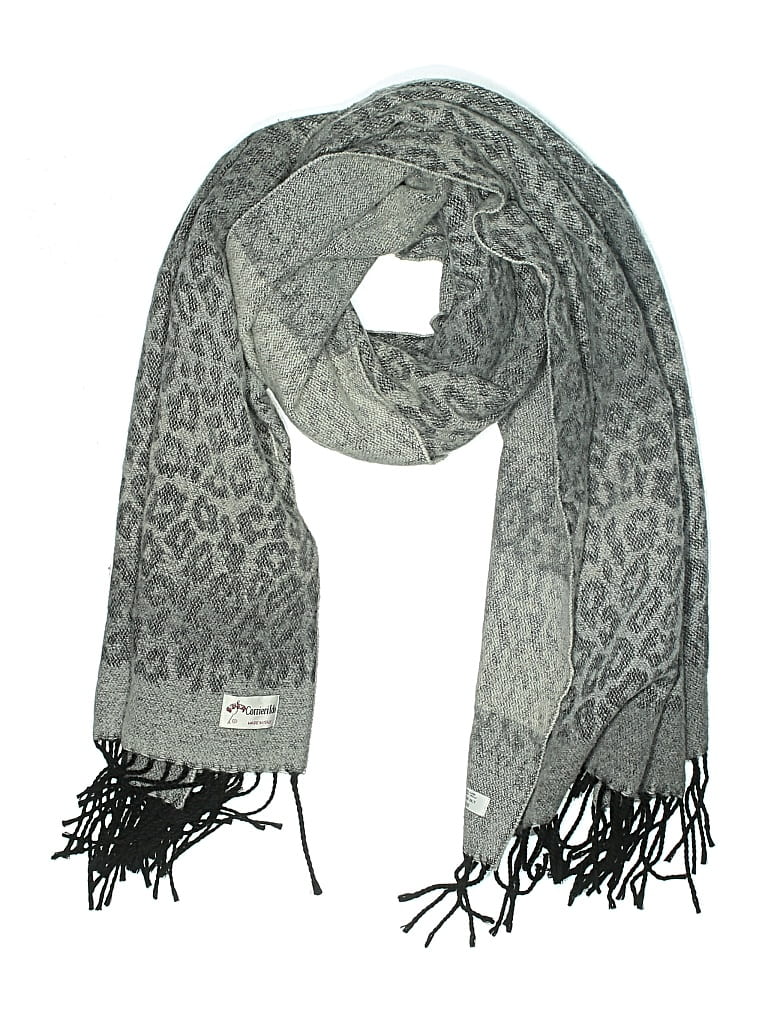 Pre-owned Assorted Brands Scarf In Gray