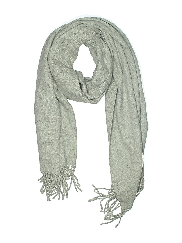 Pre-owned Assorted Brands Scarf In Gray