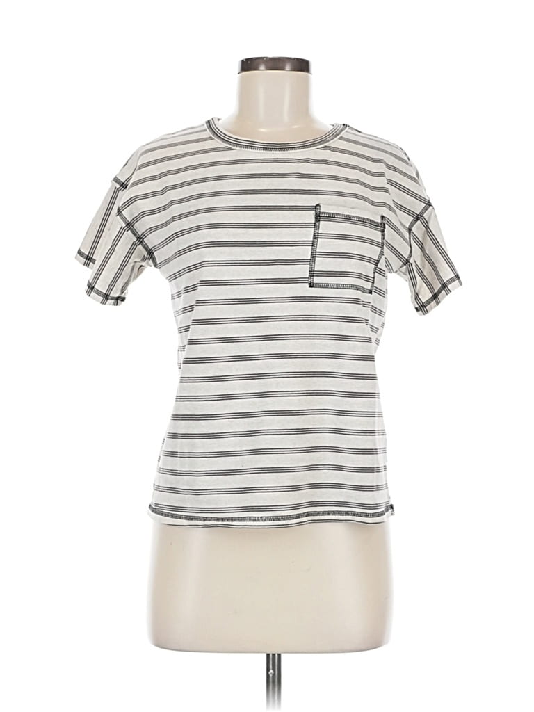 Pre-owned Polagram Short Sleeve T-shirt In Silver