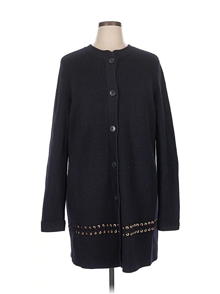 TORY BURCH Pre-owned Wool Cardigan Sweater In Black