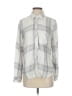 Rails 100% Rayon Plaid Silver Long Sleeve Button-Down Shirt Size S - photo 1