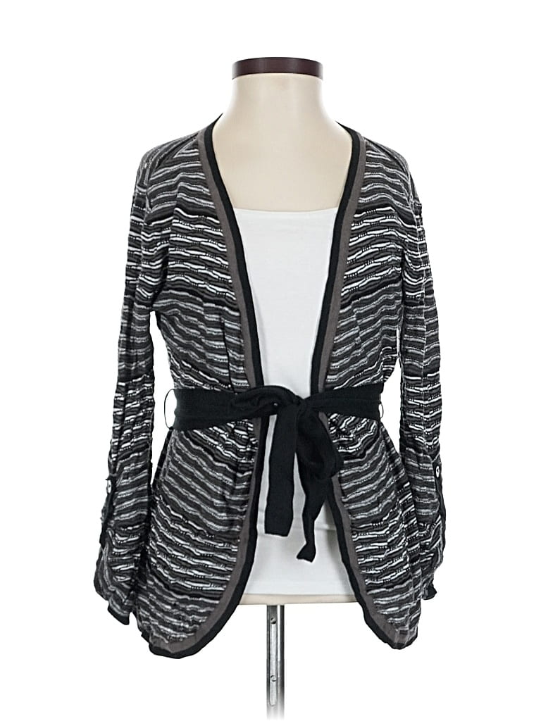 Pre-owned Banana Republic Factory Store Cardigan Sweater In Gray