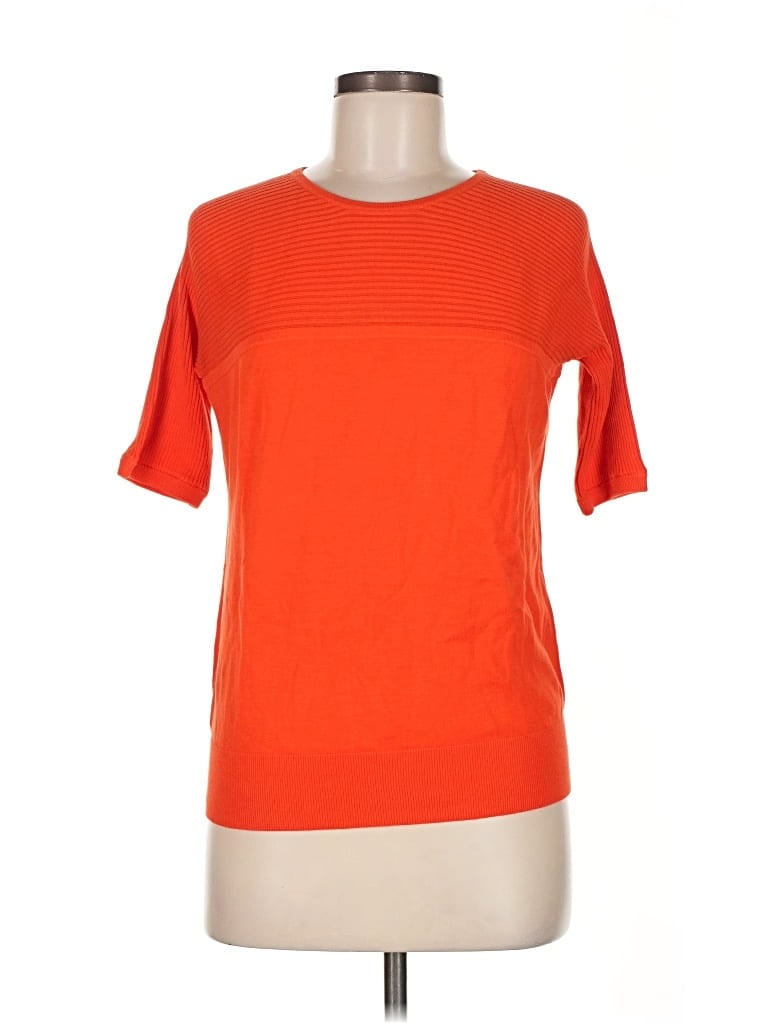 Pre-owned Worth New York Cardigan Sweater In Orange