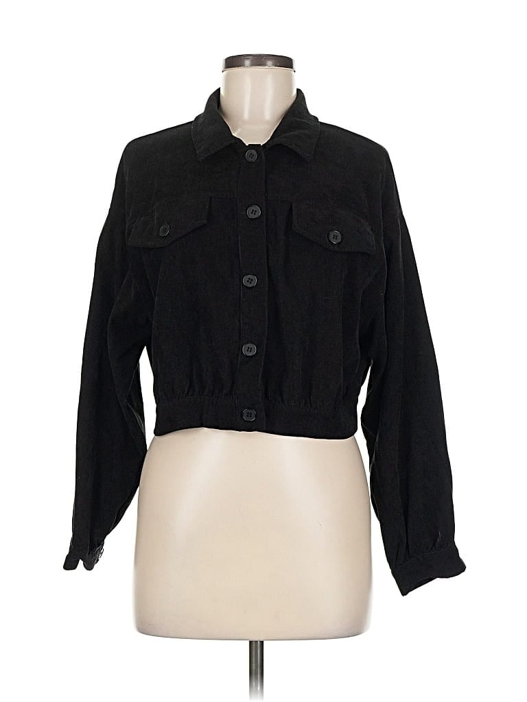 Pre-owned Shein 3/4 Sleeve Blouse In Black