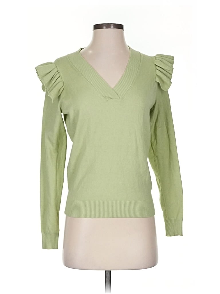 TRUTH BY REPUBLIC Pre-owned Cardigan Sweater In Green